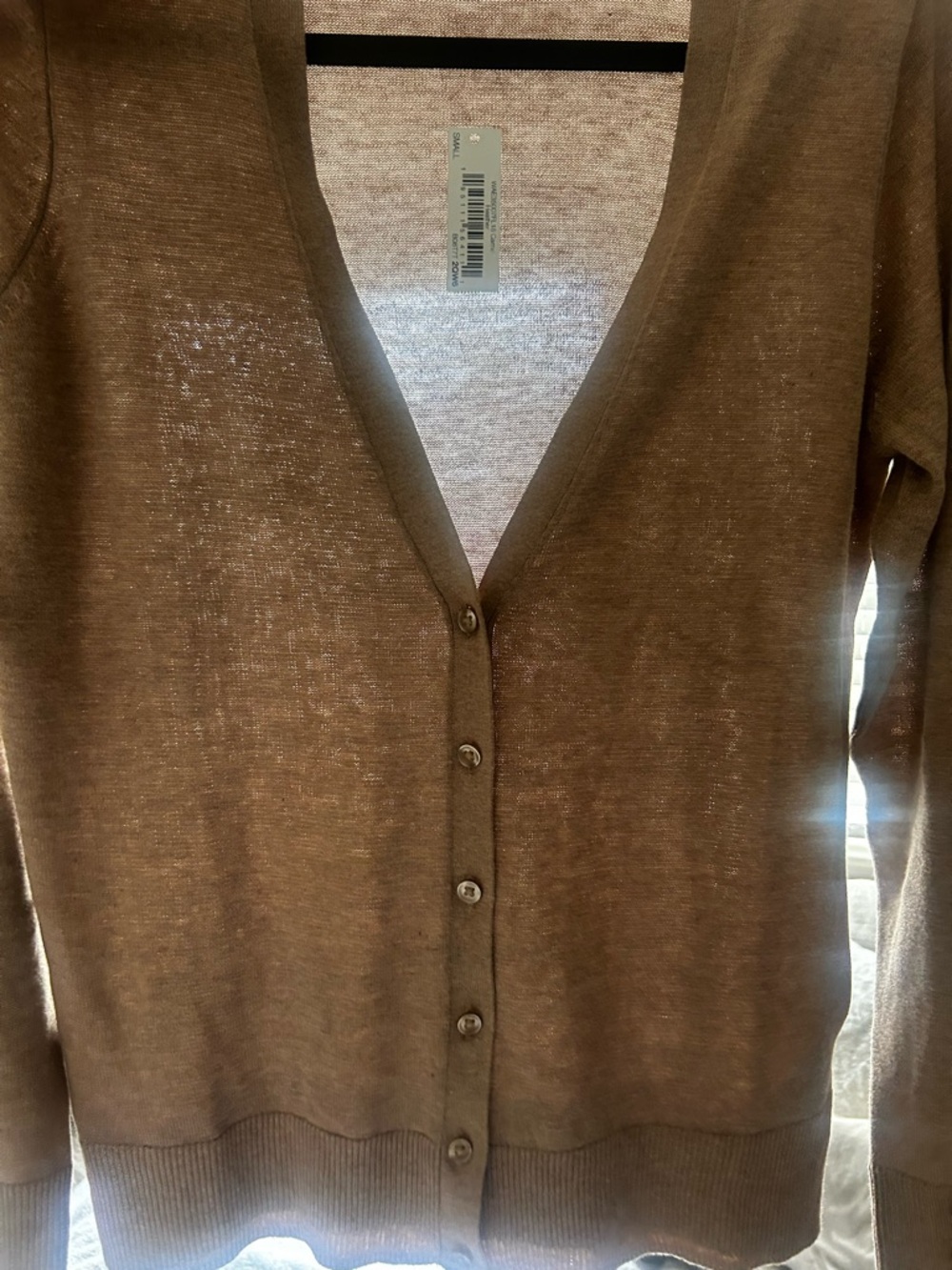 Amazon Tan Cardigan, Size small - Picture 11 of 12
